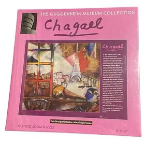 Guggenheim Museum Marc Chagall Paris Through The Window 550 Piece Puzzle New